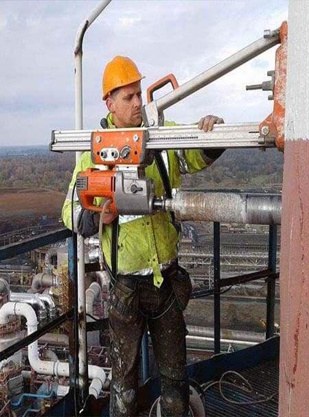 cięcie i wiercenie w betonie techniką diamentową