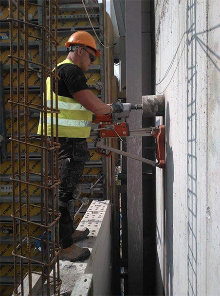 cięcie i wiercenie w betonie